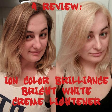 bright white creme lightener|color brilliance by ion instructions.